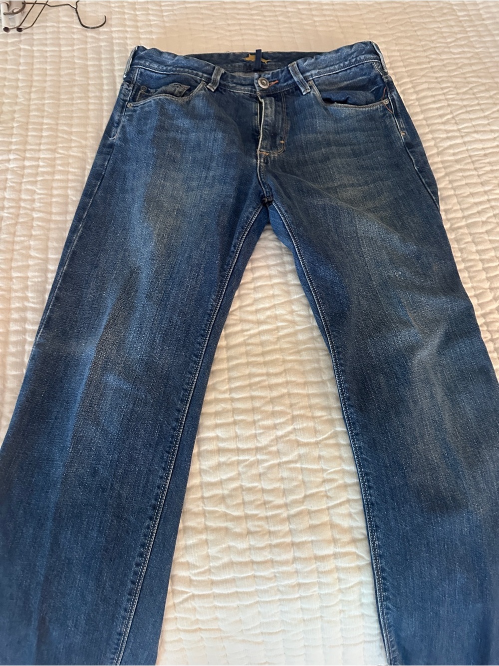 Tommy Bahama Men's Blue Straight Jeans